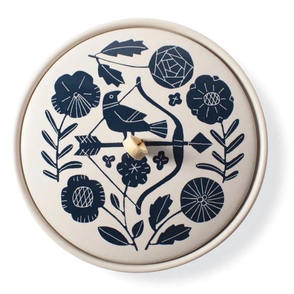 Zodiac…indigo “Pisces” round ceramic decorative trinket box in Kraft gift-NIB - Picture 12 of 16